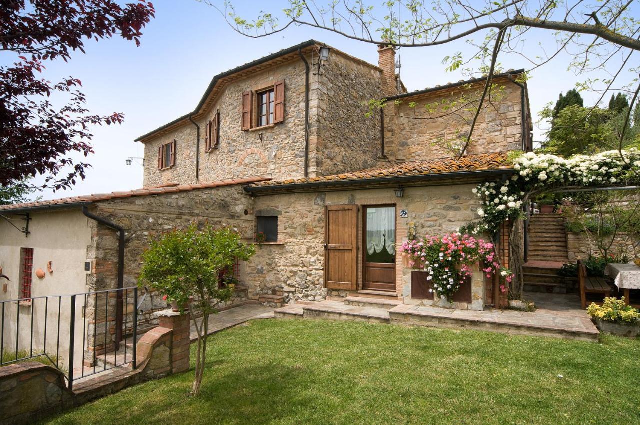 Agriturismo Fontesettimena Appartamento Rondine- Appartamento Capriolo Volterra Exteriör bild