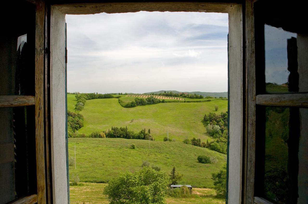 Agriturismo Fontesettimena Appartamento Rondine- Appartamento Capriolo Volterra Exteriör bild